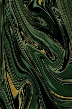 Altın ve yeşil mermer desenli arka plan tasarım kaynağı 