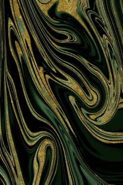 Altın ve yeşil mermer desenli arka plan tasarım kaynağı 