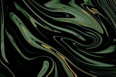 Altın ve yeşil mermer desenli arka plan tasarım kaynağı 