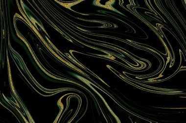 Altın ve yeşil mermer desenli arka plan tasarım kaynağı 