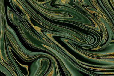 Altın ve yeşil mermer desenli arka plan tasarım kaynağı 