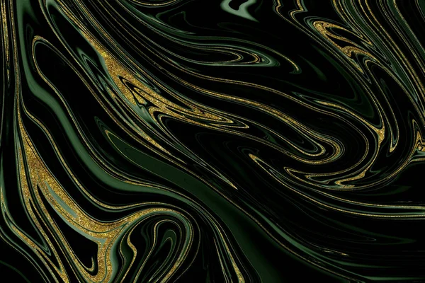 Ouro Mármore Verde Texturizado Recurso Design Fundo — Fotografia de Stock