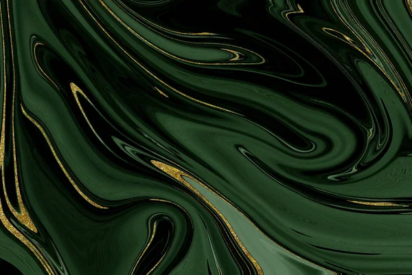 Золотой Зеленый Мрамор Текстурированный Ресурс — стоковое фото