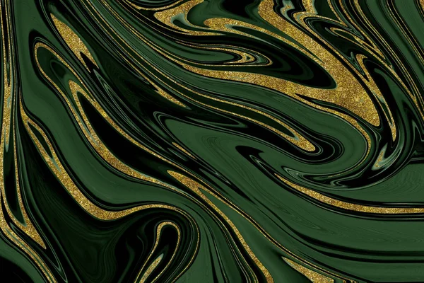 Oro Verde Mármol Textura Fondo Diseño Recurso — Foto de Stock
