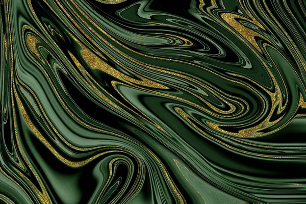 Ouro Mármore Verde Texturizado Recurso Design Fundo — Fotografia de Stock