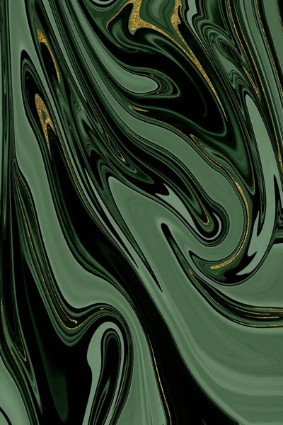 Altın ve yeşil mermer desenli arka plan tasarım kaynağı 
