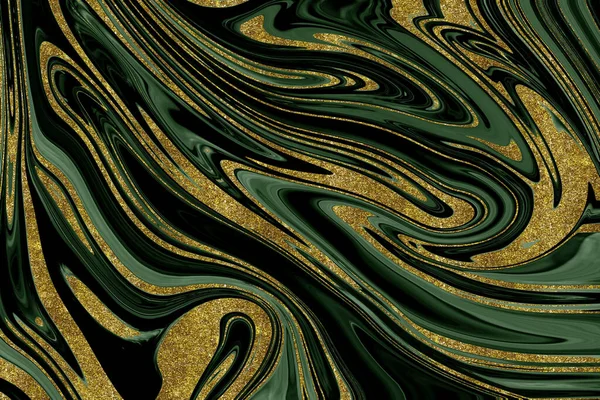 Arany Zöld Márvány Texturált Háttér Design Forrás — Stock Fotó