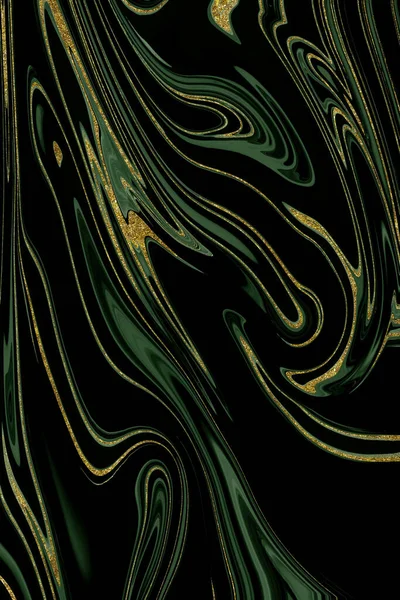 Złoty Zielony Marmur Teksturowane Tło Projektowe Zasób — Zdjęcie stockowe
