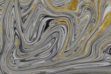 Siyah ve altın mermer doku