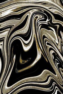 Siyah ve altın mermer doku