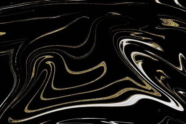 Текстура Чорного Золота Мармуру — стокове фото