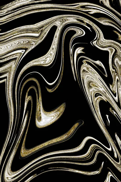 Textura Mármore Preto Ouro — Fotografia de Stock