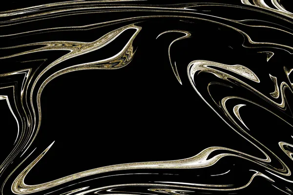 黑色和金色大理石纹理 — 图库照片