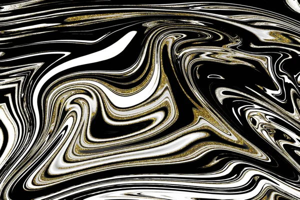 Textura Mármol Negro Dorado — Foto de Stock