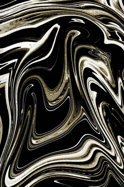 Textura Mármol Negro Dorado — Foto de Stock