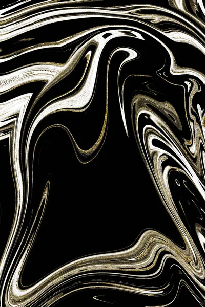 Textura Mármol Negro Dorado — Foto de Stock