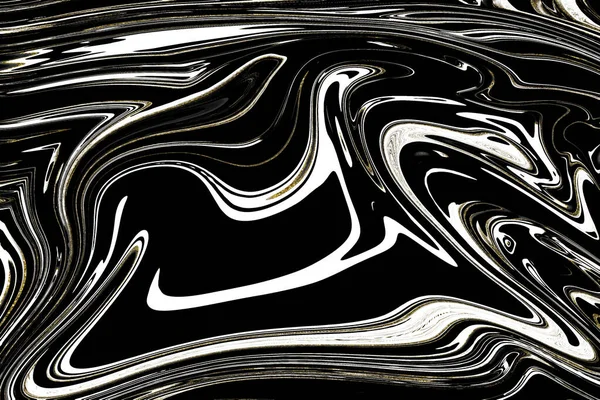 Textura Mármore Preto Ouro — Fotografia de Stock