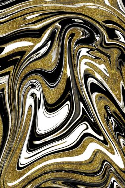 Siyah ve altın mermer doku