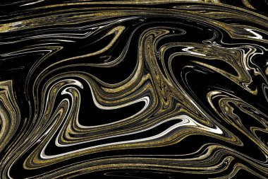 Siyah ve altın mermer doku