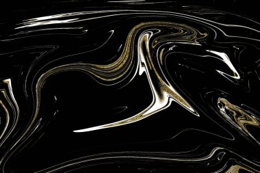 Siyah ve altın mermer doku