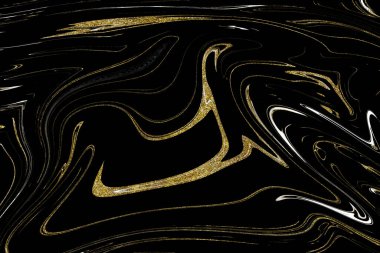 Siyah ve altın mermer doku