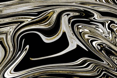 Siyah ve altın mermer doku