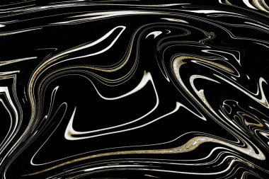 Siyah ve altın mermer doku