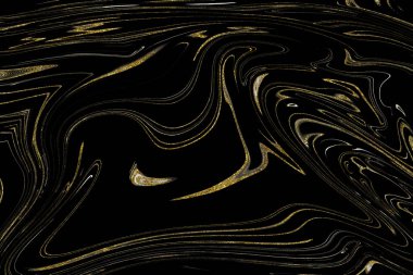 Siyah ve altın mermer doku