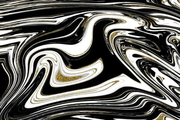 Textura Mármol Negro Dorado — Foto de Stock