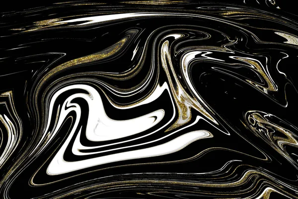 Textura Mármol Negro Dorado — Foto de Stock