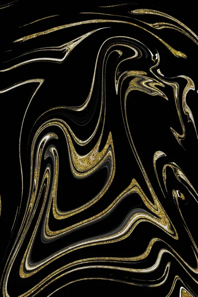 Fekete Arany Márvány Textúra — Stock Fotó