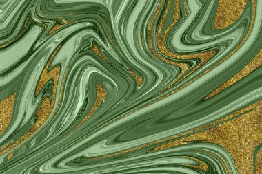 Altın yeşil mermer desenli arka plan tasarım kaynağı 