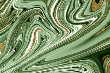Altın yeşil mermer desenli arka plan tasarım kaynağı 
