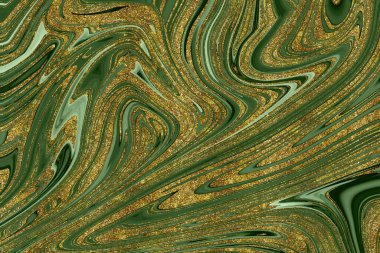 Altın yeşil mermer desenli arka plan tasarım kaynağı 