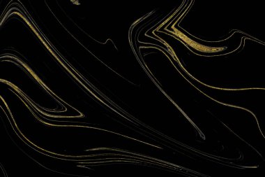 Siyah ve altın mermer doku