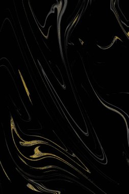 Siyah ve altın mermer doku
