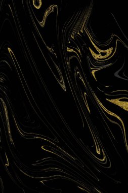 Siyah ve altın mermer doku