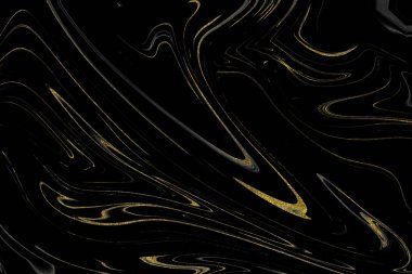Siyah ve altın mermer doku