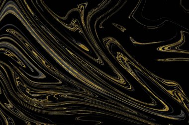 Siyah ve altın mermer doku