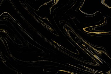 Siyah ve altın mermer doku