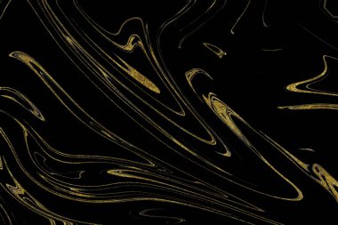 Siyah ve altın mermer doku