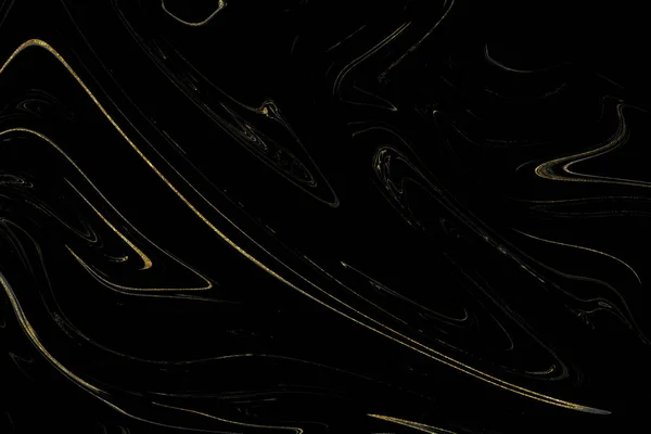 Textura Mármore Preto Ouro — Fotografia de Stock