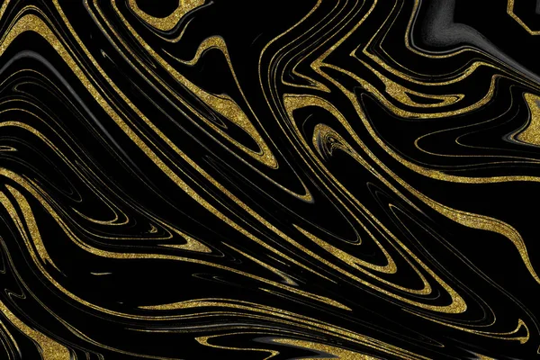 Black Gold Marble Texture — Stock Photo, Image