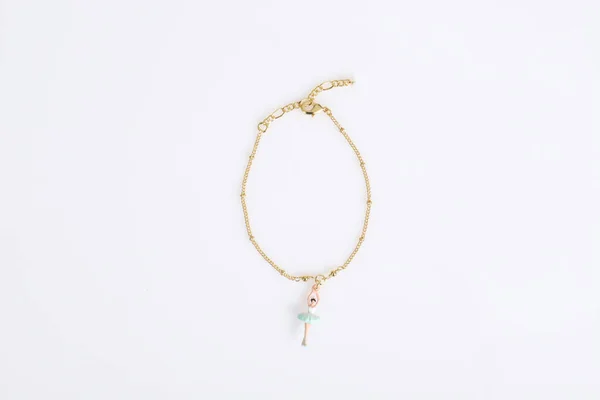 Jewelry Bracelet White Background — Stock Photo, Image