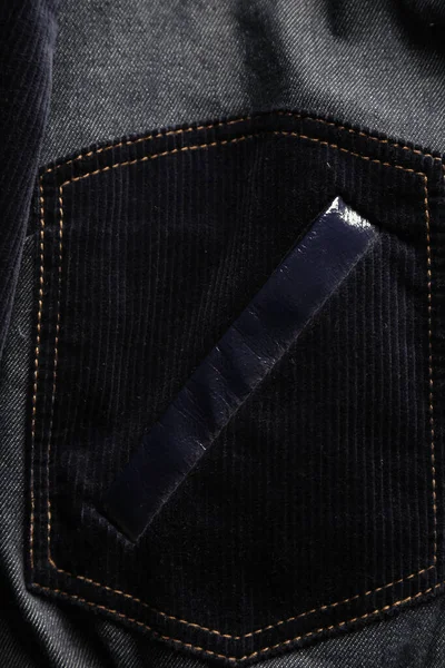 Fechar Recurso Design Denim — Fotografia de Stock