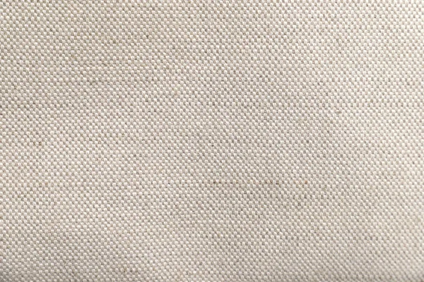 Białe Płótno Tkanina Włókienniczych Teksturowanej Tło — Zdjęcie stockowe