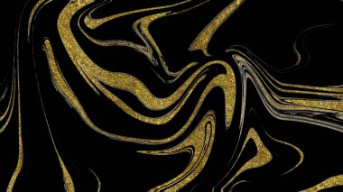 Siyah ve altın mermer doku