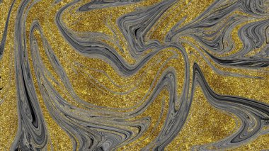 Siyah ve altın mermer doku