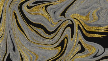 Siyah ve altın mermer doku
