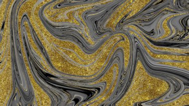 Siyah ve altın mermer doku